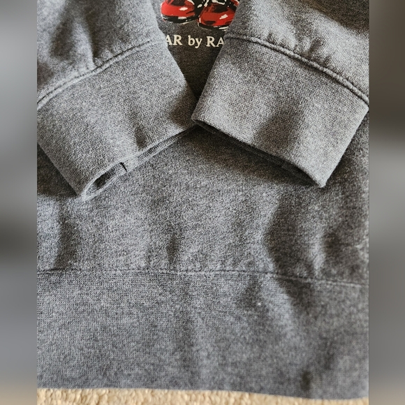 POLO RALPH LAUREN Ski Polo Bear Sweatshirt Grey Hoodie Men's Small - Picture 4 of 11